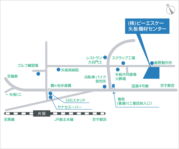 地図「本社機材センター」